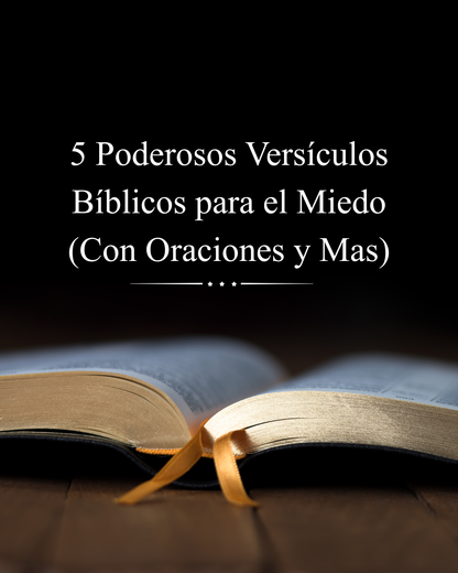 5 Powerful Bible Verses for Fear (With Prayers & Journal Prompts)