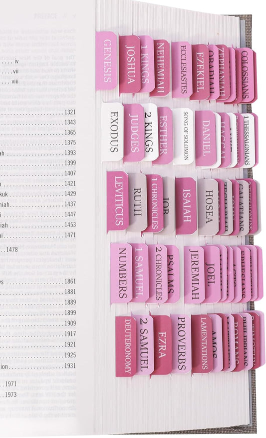 Pink Bible Tabs