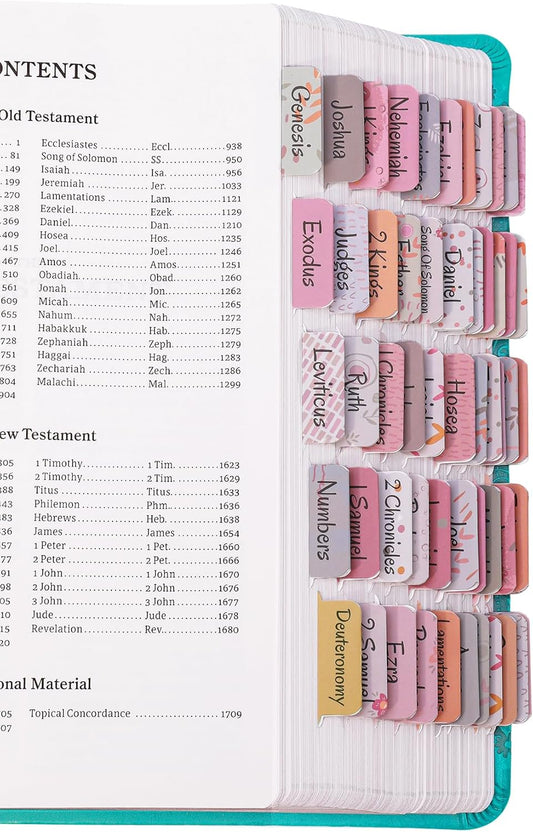 Floral Bible Blossums - Bible Tabs